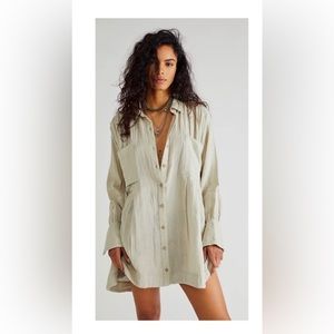 Free People Voyager Shirt Dress